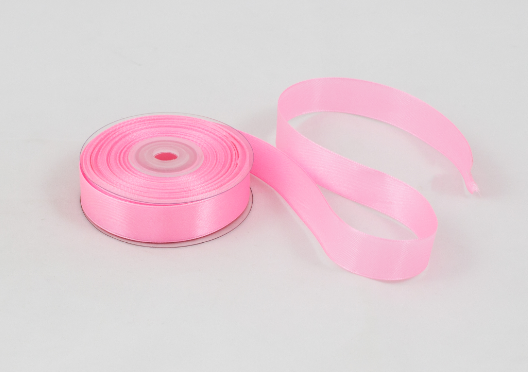 Fita Cetim 25 mm x 18 yds Rosa&nbsp;
